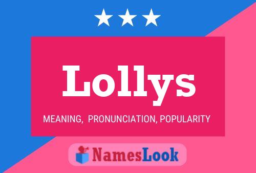 Lollys Naam Poster