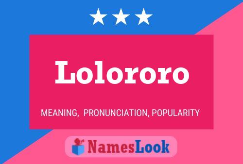 Lolororo Naam Poster