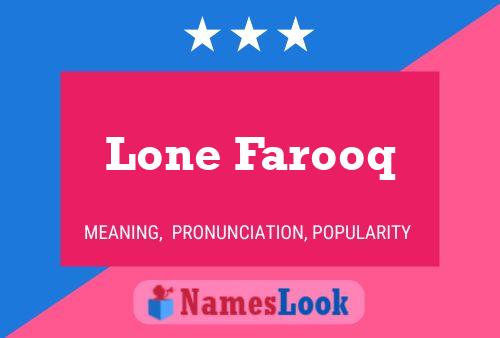 Lone Farooq Naam Poster