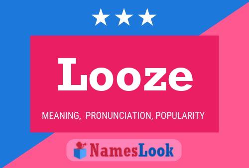 Looze Naam Poster