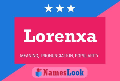 Lorenxa Naam Poster