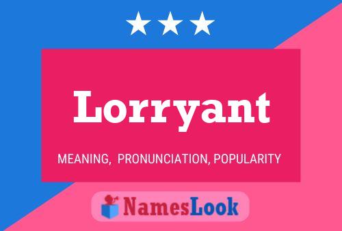 Lorryant Naam Poster