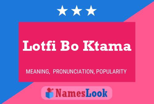 Lotfi Bo Ktama Naam Poster