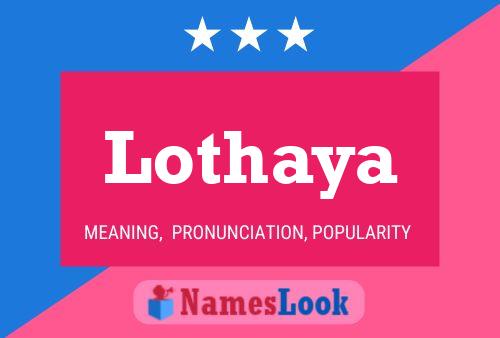 Lothaya Naam Poster