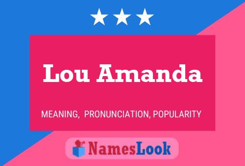 Lou Amanda Naam Poster