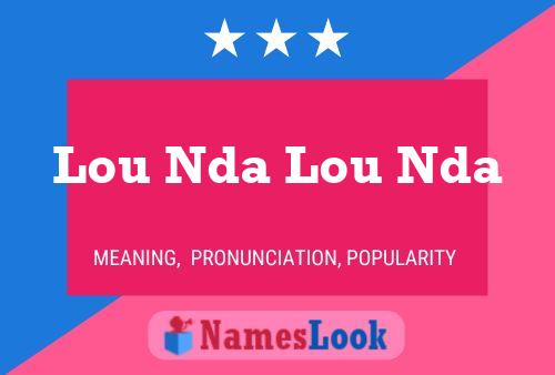 Lou Nda Lou Nda Naam Poster