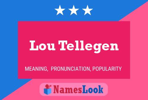 Lou Tellegen Naam Poster