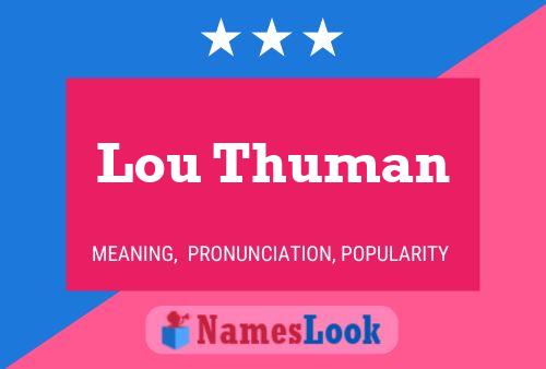 Lou Thuman Naam Poster