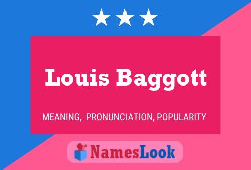 Louis Baggott Naam Poster