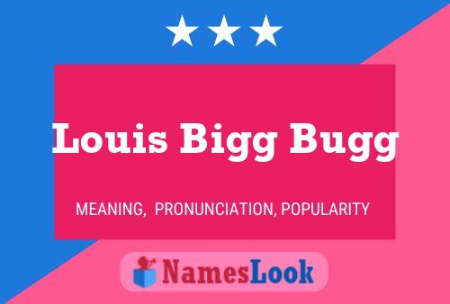 Louis Bigg Bugg Naam Poster