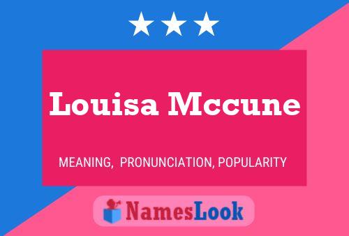 Louisa Mccune Naam Poster