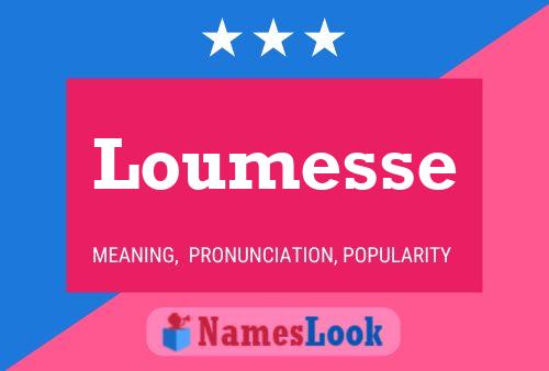 Loumesse Naam Poster