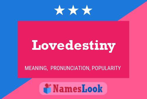 Lovedestiny Naam Poster