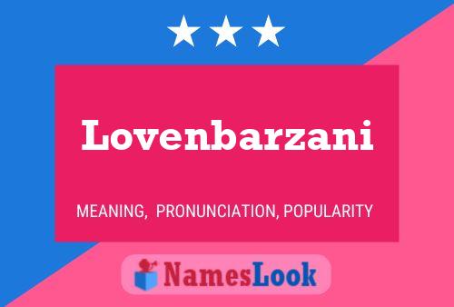 Lovenbarzani Naam Poster