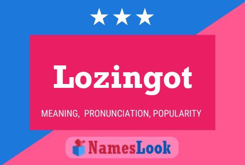 Lozingot Naam Poster