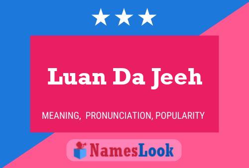 Luan Da Jeeh Naam Poster