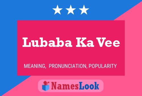 Lubaba Ka Vee Naam Poster