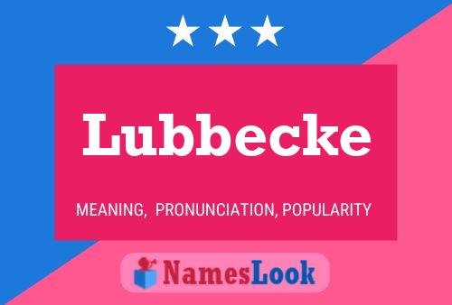 Lubbecke Naam Poster