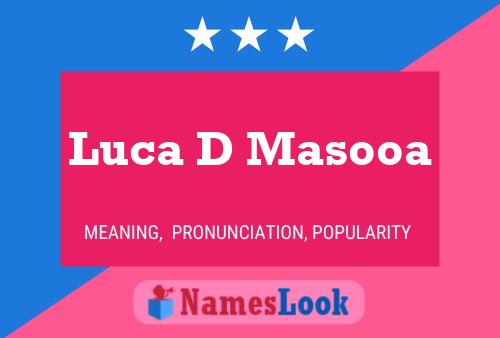 Luca D Masooa Naam Poster