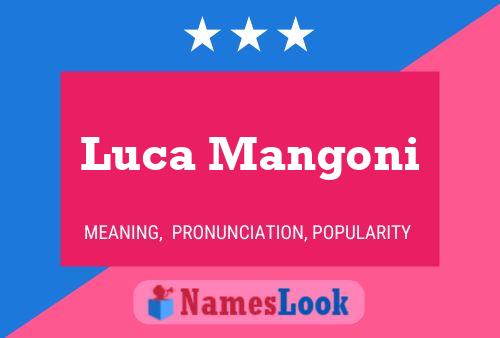 Luca Mangoni Naam Poster