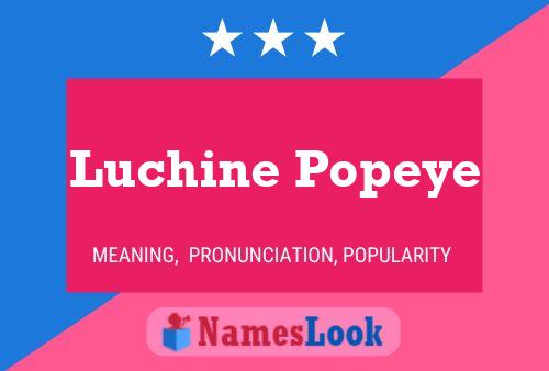 Luchine Popeye Naam Poster