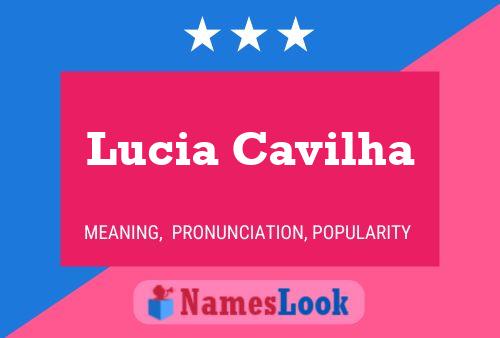 Lucia Cavilha Naam Poster