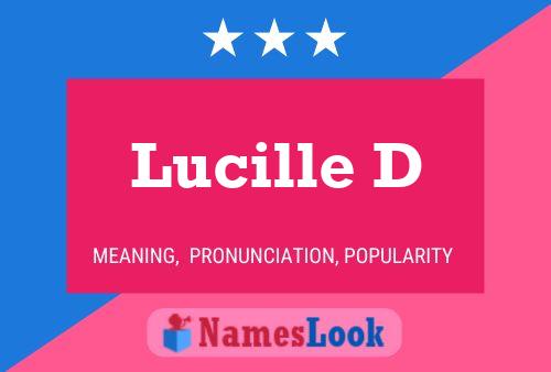 Lucille D Naam Poster