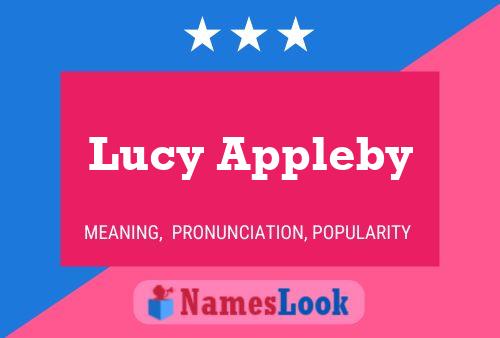 Lucy Appleby Naam Poster