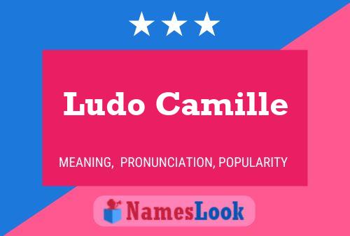 Ludo Camille Naam Poster