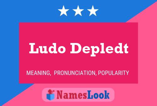 Ludo Depledt Naam Poster