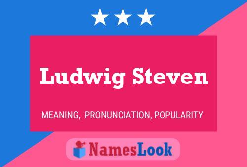 Ludwig Steven Naam Poster