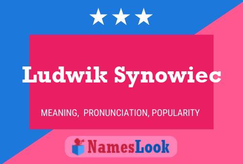 Ludwik Synowiec Naam Poster