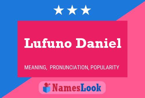 Lufuno Daniel Naam Poster