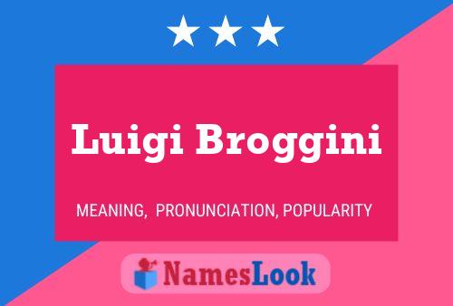 Luigi Broggini Naam Poster