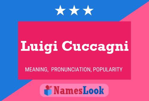 Luigi Cuccagni Naam Poster