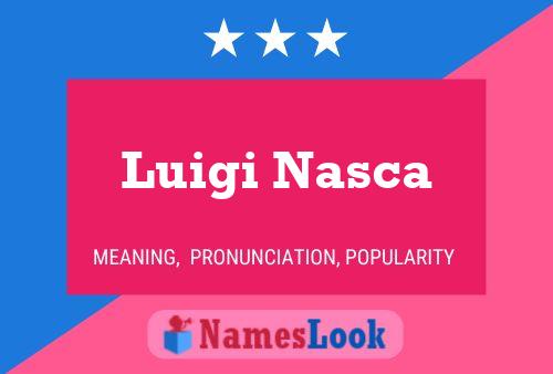 Luigi Nasca Naam Poster