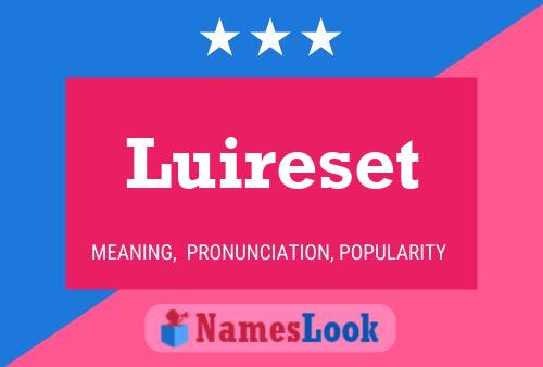 Luireset Naam Poster