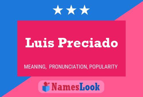 Luis Preciado Naam Poster