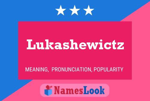 Lukashewictz Naam Poster