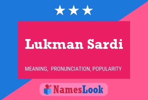 Lukman Sardi Naam Poster