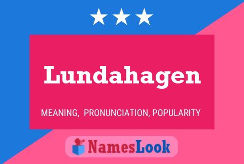 Lundahagen Naam Poster