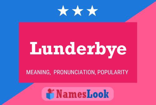 Lunderbye Naam Poster