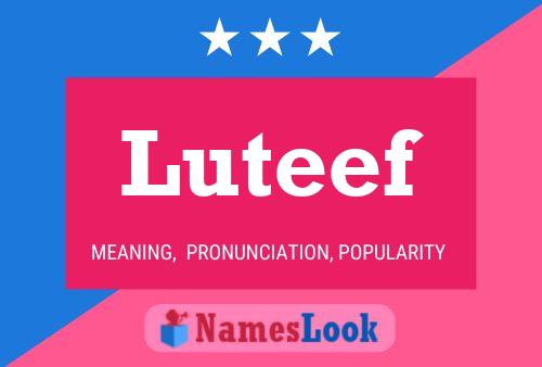 Luteef Naam Poster