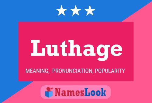 Luthage Naam Poster