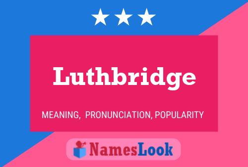 Luthbridge Naam Poster