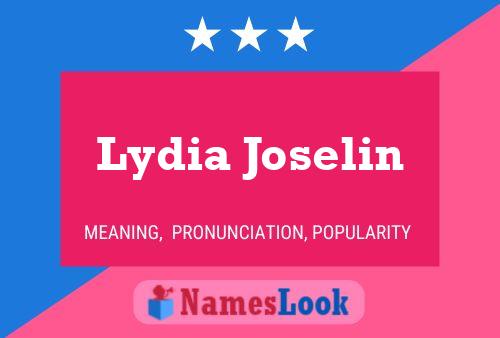 Lydia Joselin Naam Poster