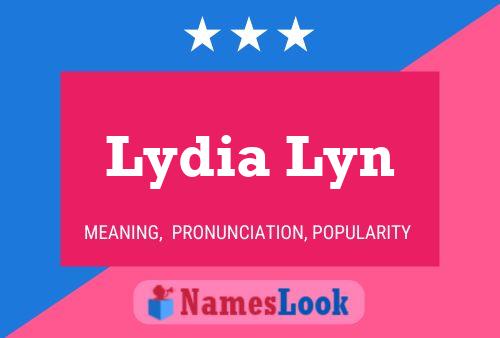 Lydia Lyn Naam Poster