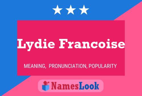 Lydie Francoise Naam Poster