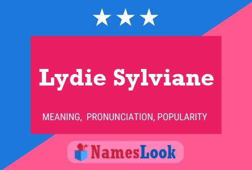 Lydie Sylviane Naam Poster