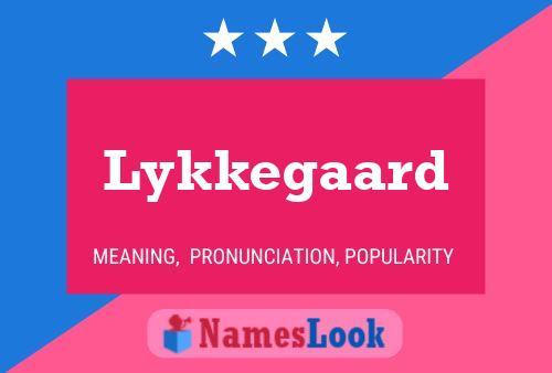 Lykkegaard Naam Poster